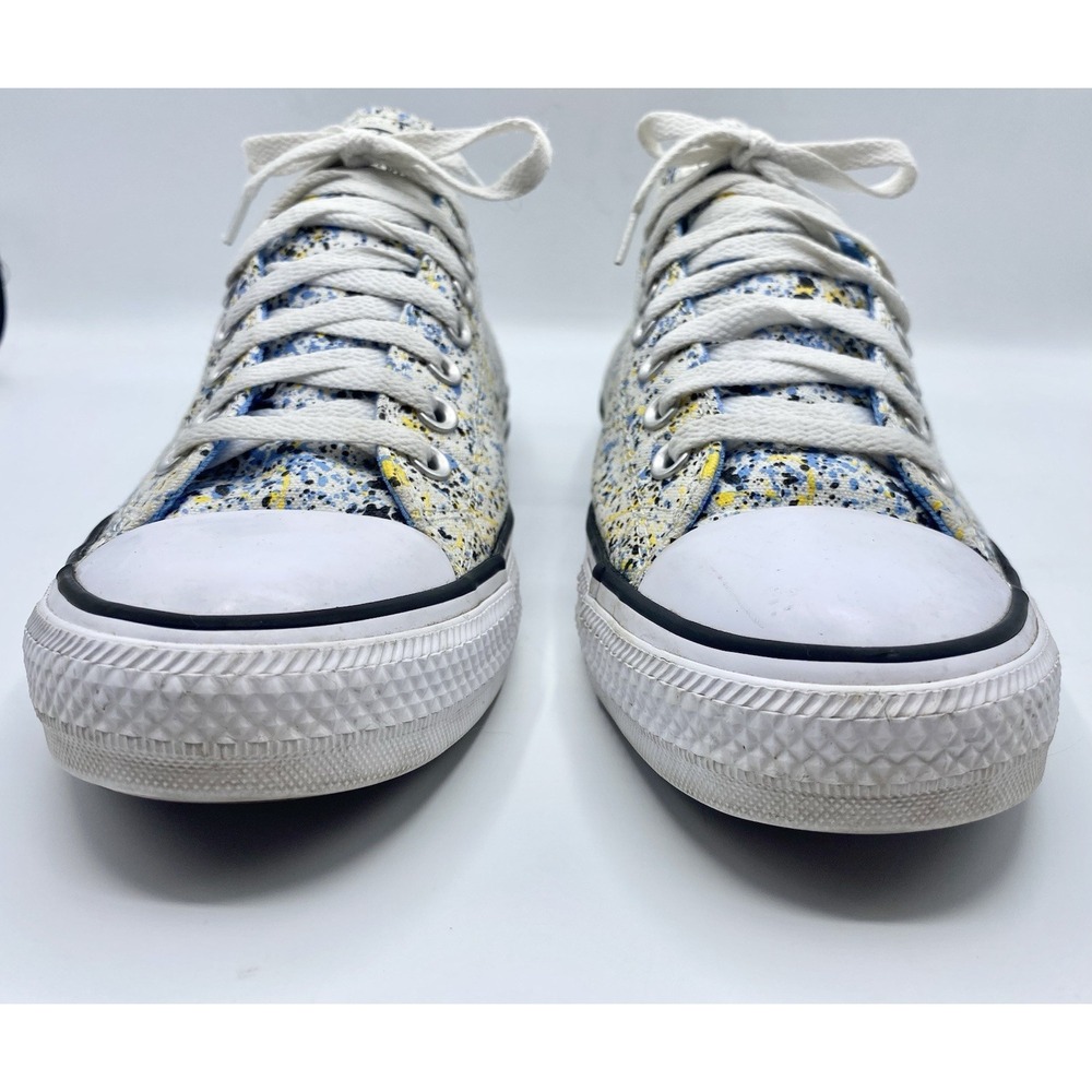 Converse Chuck Taylor All Star Sneakers M9/W11 Paint Splatter A00469F Low Top - Picture 2 of 8